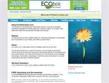 Tablet Screenshot of portioncontrol.com